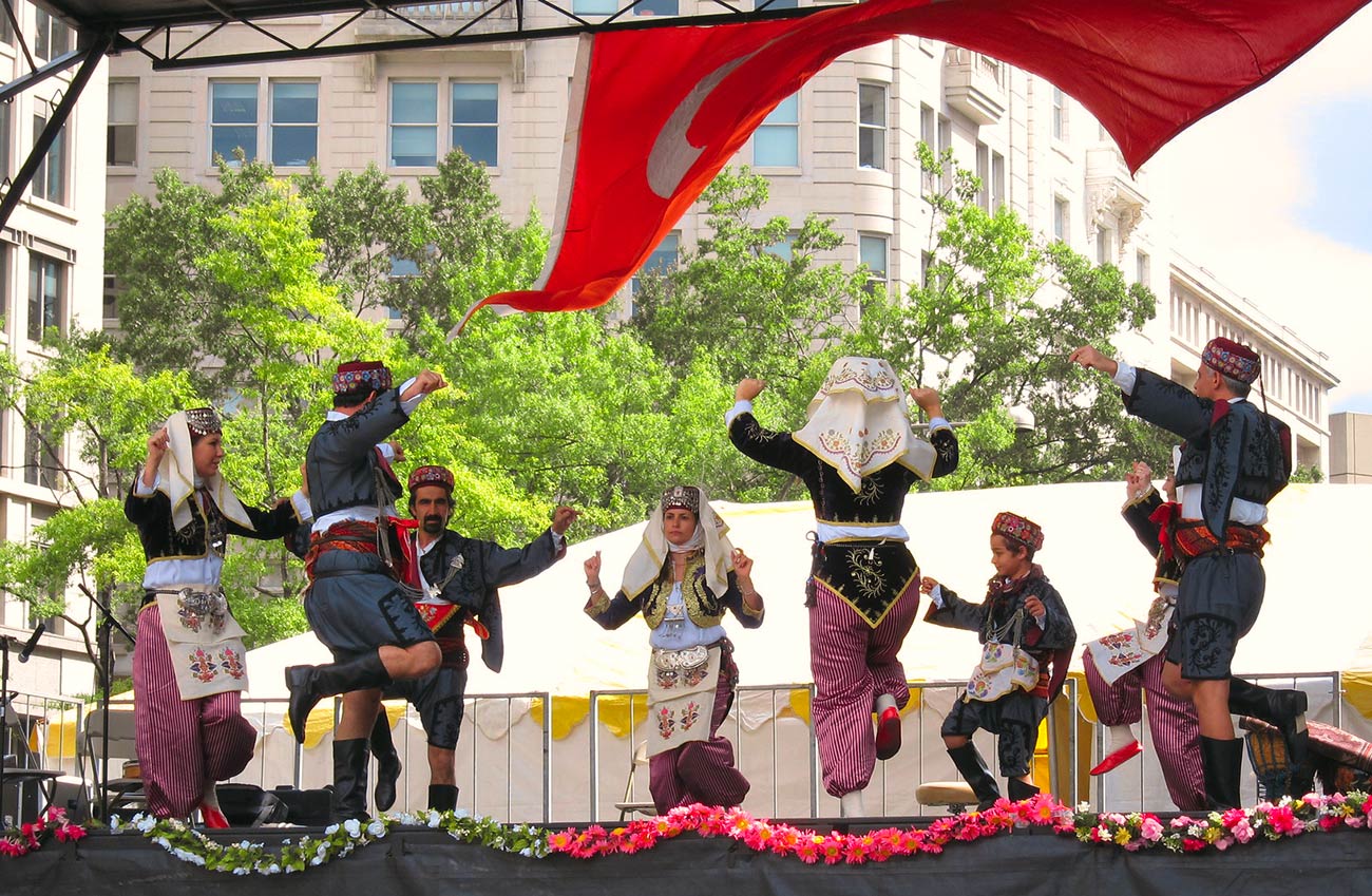 Turkish Folklor Dancers Zeybek