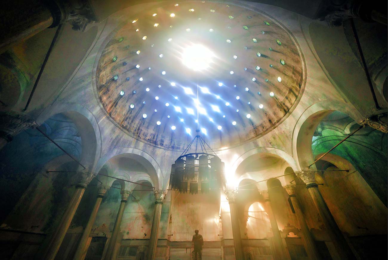 Turkish Hamam Inside and Dome