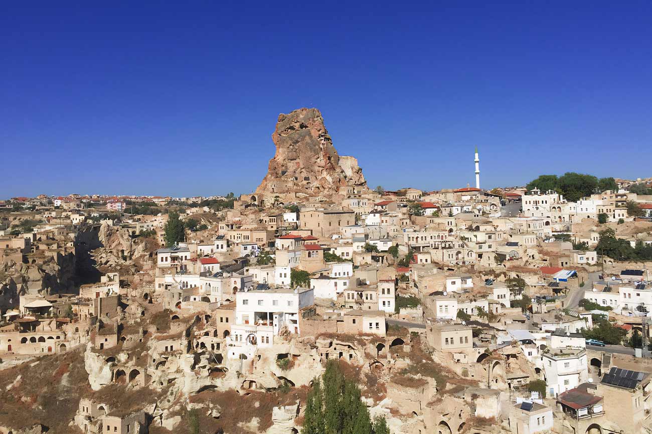 Uchisar Castle and Uchisar-View