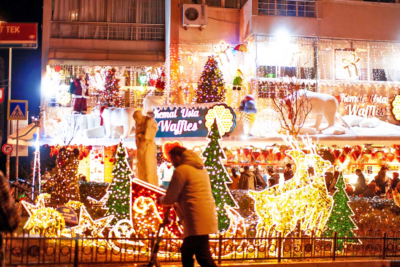 Waffle Store Istanbul christmas