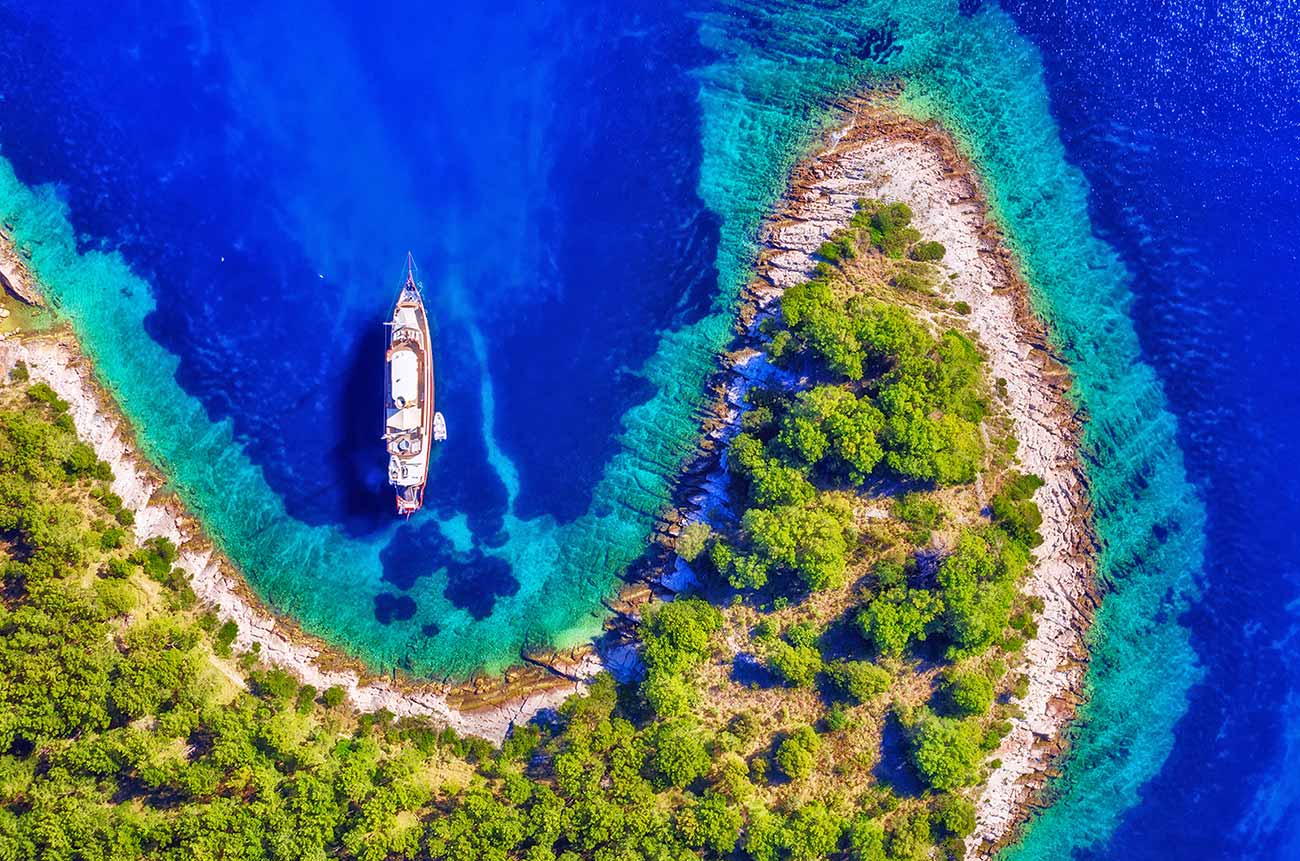 Yachts on Coast in Turkeyjpg