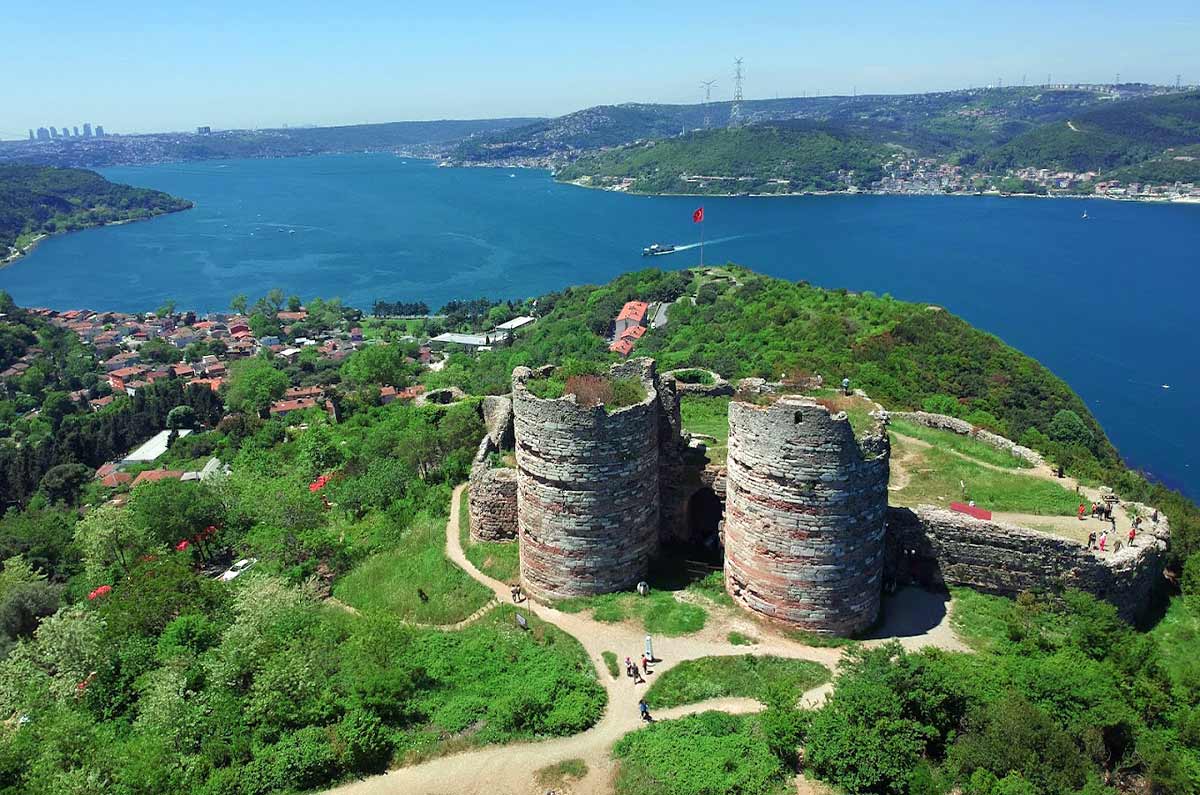 Yoros Castle Aerial View